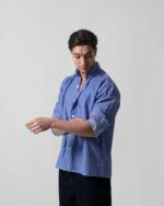 026 - پیراهن راه راه گلدوزی TM - Image 2
