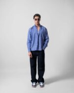 026 - پیراهن راه راه گلدوزی TM - Image 4